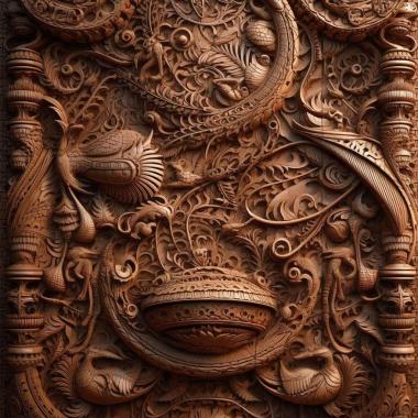 Patterns and decorations stl intricate complexity 4 3d model