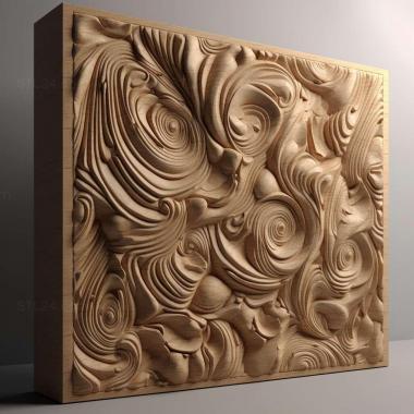 Patterns and decorations stl Formica suecica 3 3d model