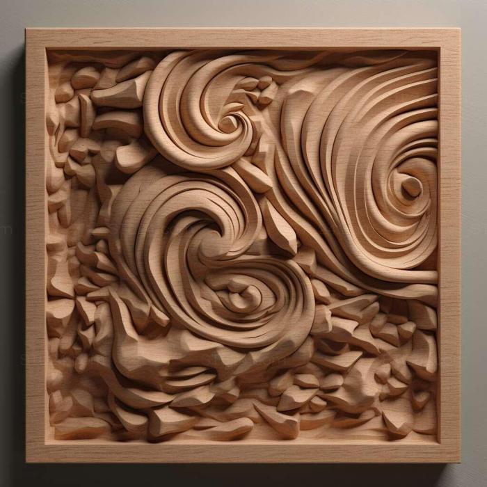 Patterns and decorations (stl Formica suecica 4, PATTERN_972) 3D models for cnc