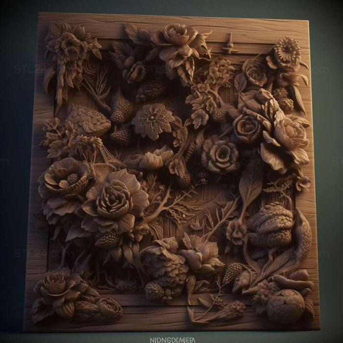 Patterns and decorations (stl Rhodinia fugax 2, PATTERN_98) 3D models for cnc