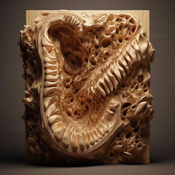 Patterns and decorations (stl Hydrochasma incisum 2, PATTERN_982) 3D models for cnc