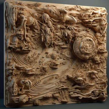 Patterns and decorations stl Hydrochasma castilloi 1 3d model