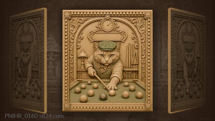 Кот с бильярдом философская игра