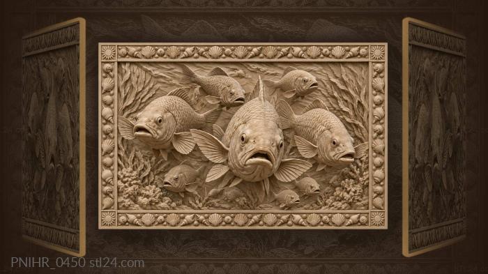 Стая рыб морская сказка
