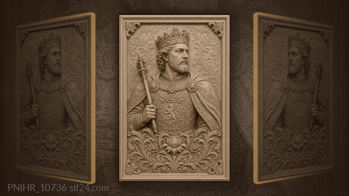 Ричард Львиное Сердце со скипетром