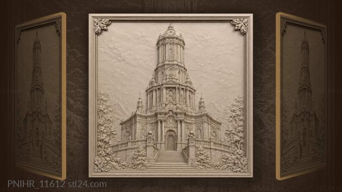 Каменная башня старинная крепость