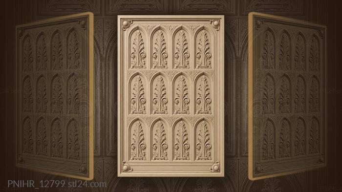 Narrative wall panels - Arcade of slender forms in rhythm, PNIHR_12799 ...