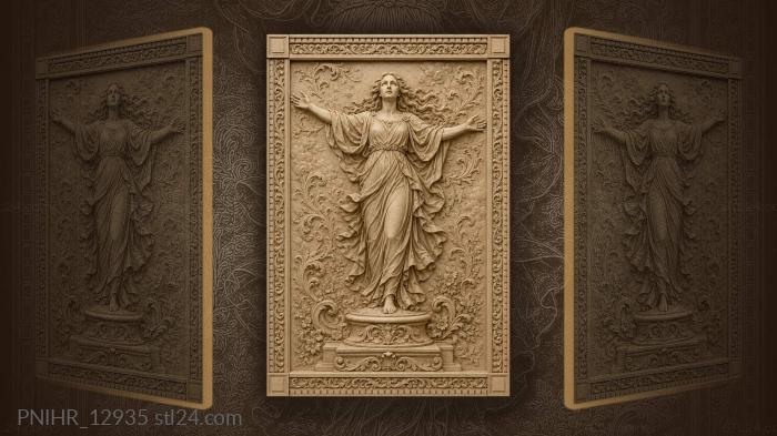 Богиня на высоком постаменте