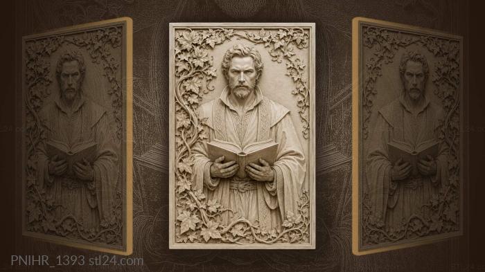 Открытая книга в плюще