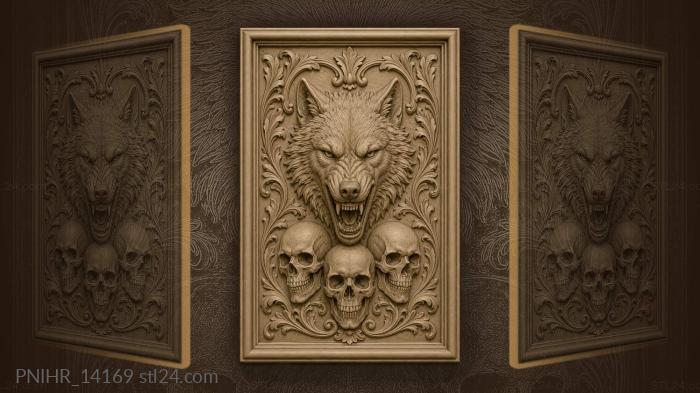 Три черепа под волчьей мордой