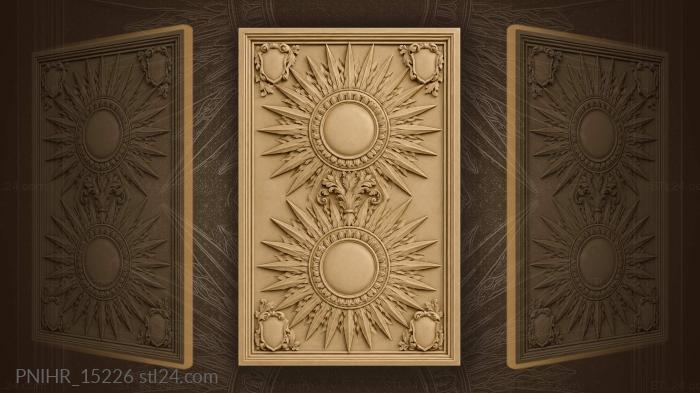 Солнечное сияние два медальона вверх