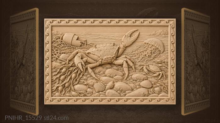 Морской краб и дары моря