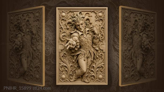 Зеленые волосы и маска игрока