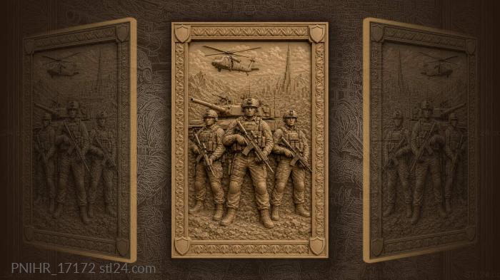 Военная мощь город на заднем плане