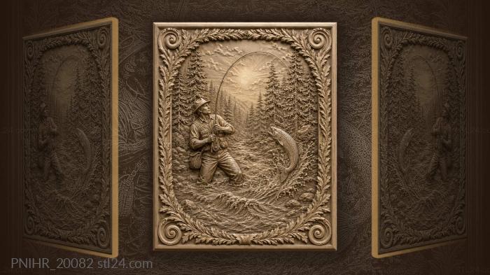 Рыбалка в горной речке с уловом