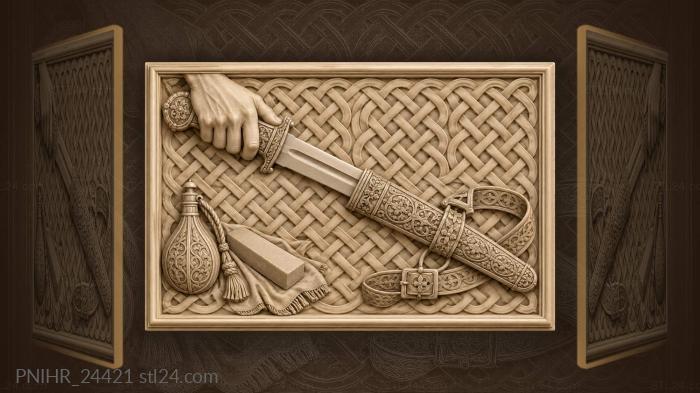 Кавказское оружие старинный кинжал