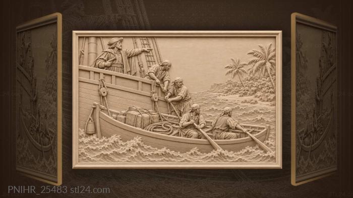 Морской дозор у песчаного берега