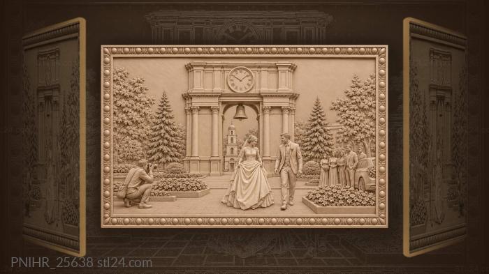 Свадебная прогулка у триумфальной арки