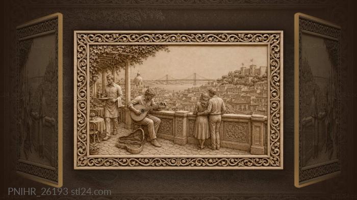 Уютный lisbon с гитаристом и видом