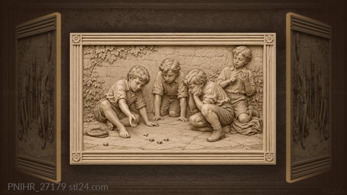 Игрок бросает кости на камень