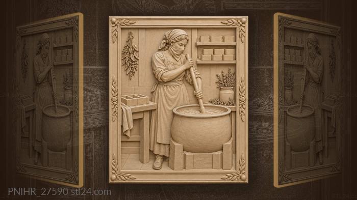 Мыловарение старинными травами и золой