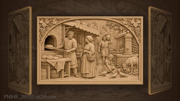 Колоритная ярмарка в горном городке