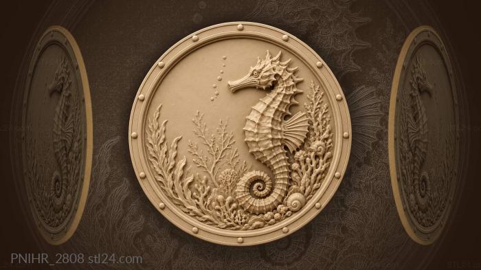 Морской конек в танце волн