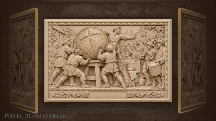 Каравай на весь люд праздник большой