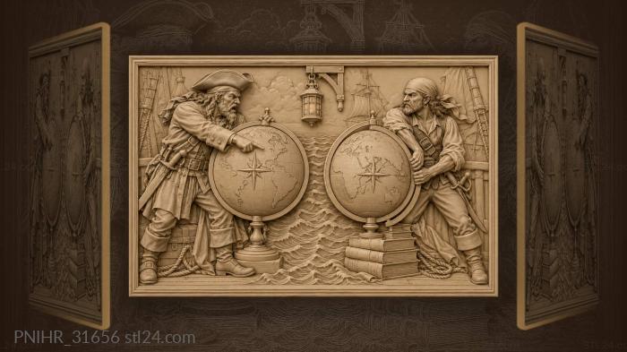 Морские волки спорят о картах