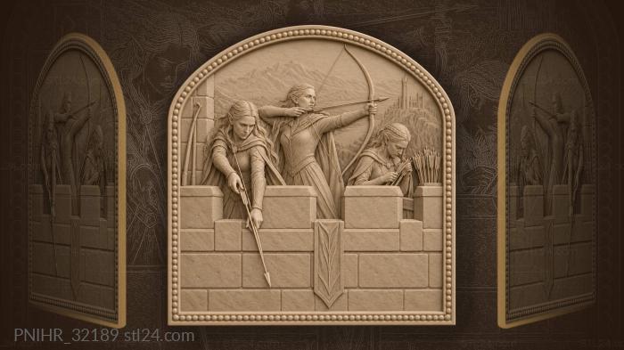 Эльфийки считают стрелы между залпами