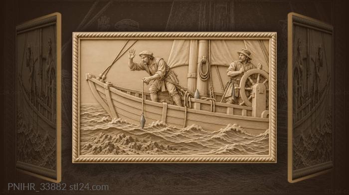 Парусник обходит коварные подводные рифы