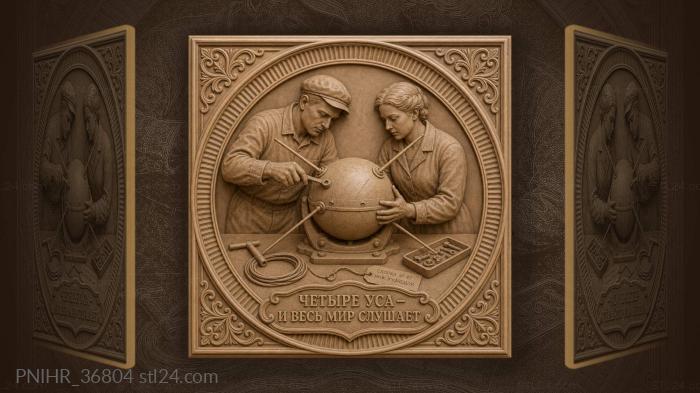 Сборка шара с четырьмя усами