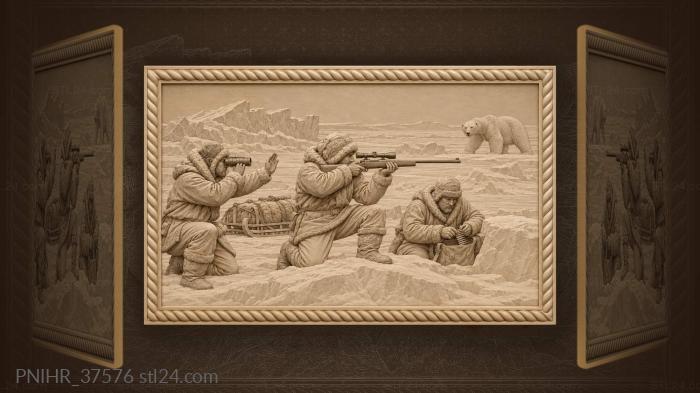 Напарник подаёт знак с трубой