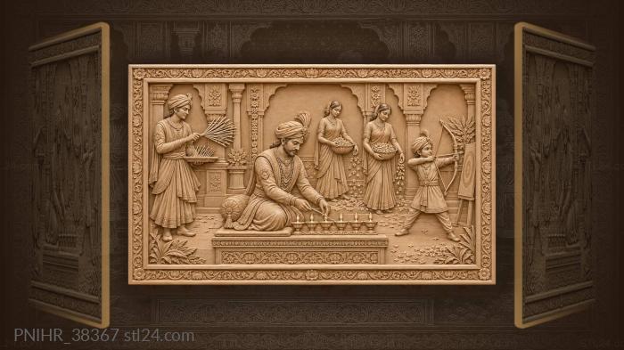 Праздник дивали в королевском дворце