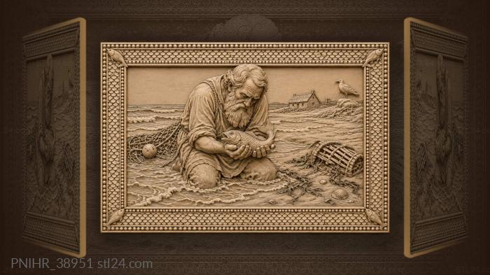 Золотая рыбка говорит со стариком