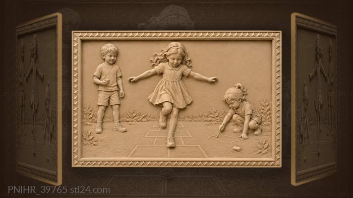 Весёлые детские игры во дворе