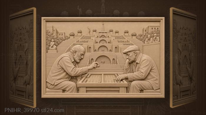 Игра в нарды у каскада