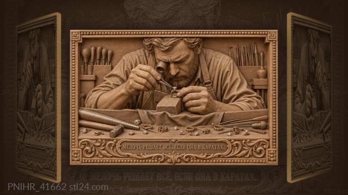Мастерская ювелира мелочи и бриллианты
