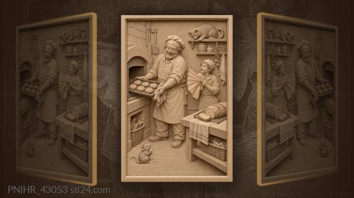 Сладкая выпечка и хитрый мышонок