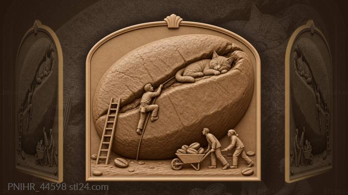 Кофе великан и смелый альпинист
