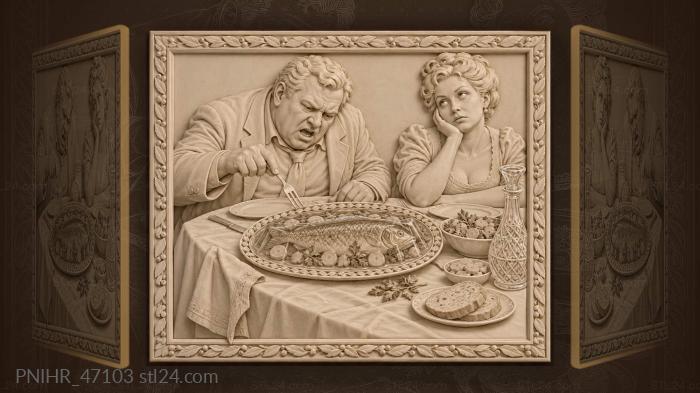 Семейный обед с подколками и юмором