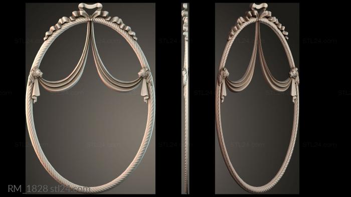 Mirrors and frames (Mirror frame pattern, RM_1828) 3D models for cnc