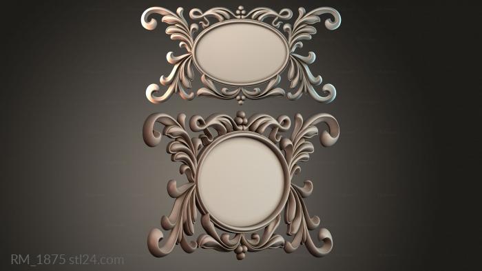 Mirrors and frames (Mirror frame pattern, RM_1875) 3D models for cnc
