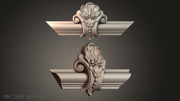 Зеркала и рамы (Рама для картины или зеркала, RM_1897) 3D модель для ЧПУ станка
