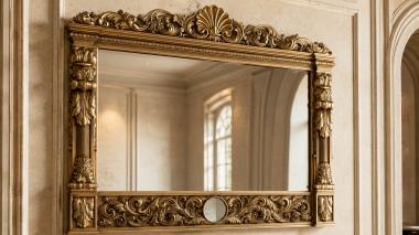 TV frame Classic TV frame with sink and columns 3d model