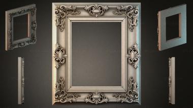 Decorative frames, framing Classic frame with acanthus scrolls and cartouches 3d model