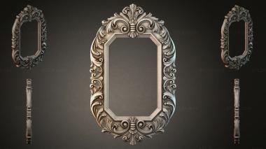 Decorative frames, framing Mirror frame with acanthus scrolls and palmettes 3d model