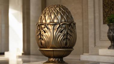 Finial 3d stl model of a cone / pommel for a post 3d model