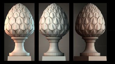 Finial Top of the column 3d model