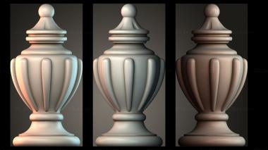 Finial Top of the column 3d model